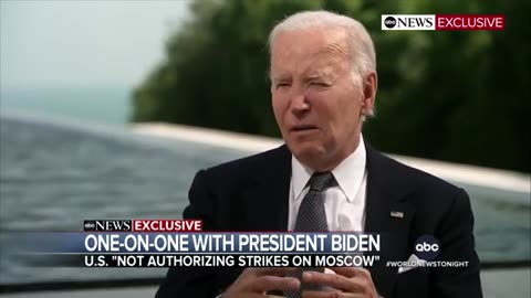 David Muir interviews Pres. Biden at Normandy American Cemetery on 80th ABC News