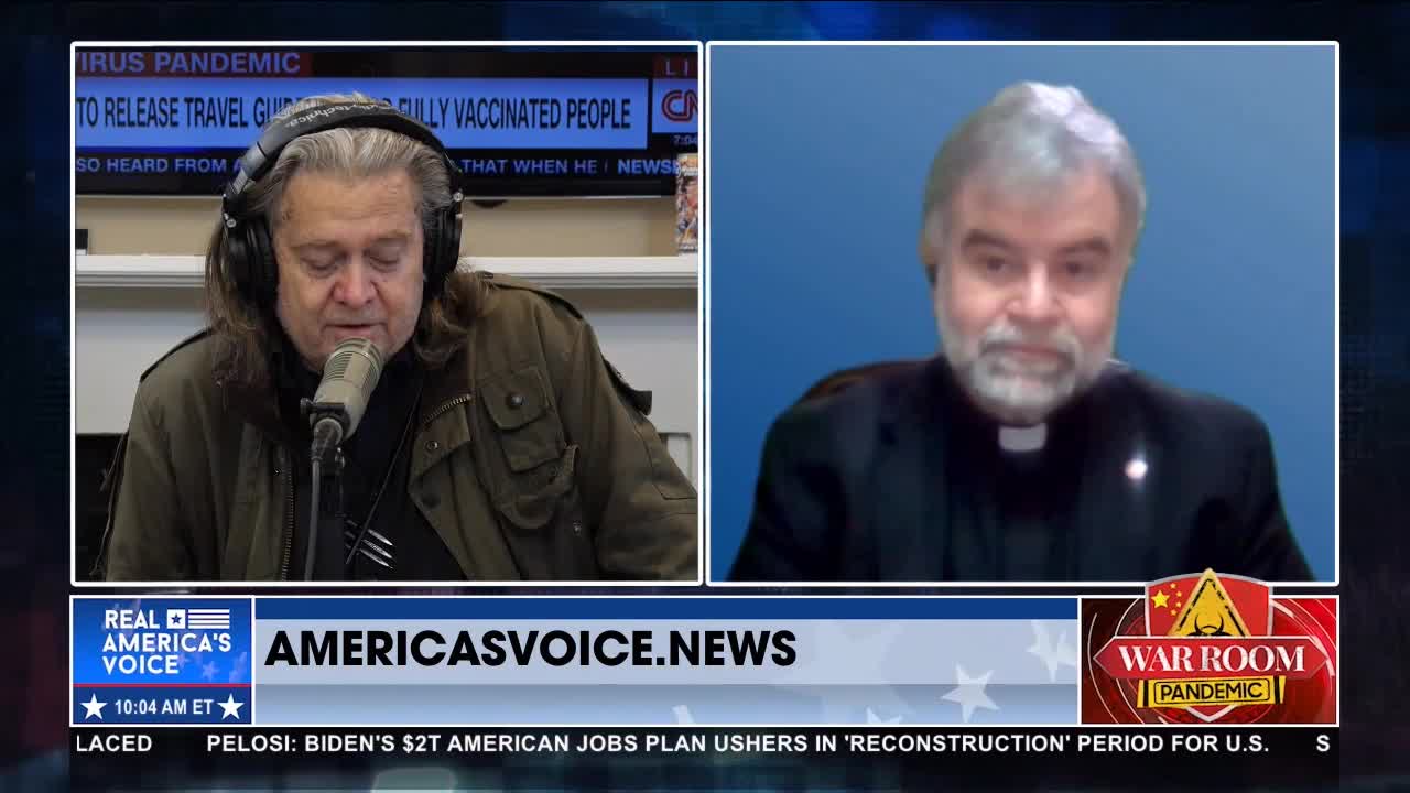 Steve Bannon Interviews Father McTeigue on Good Friday