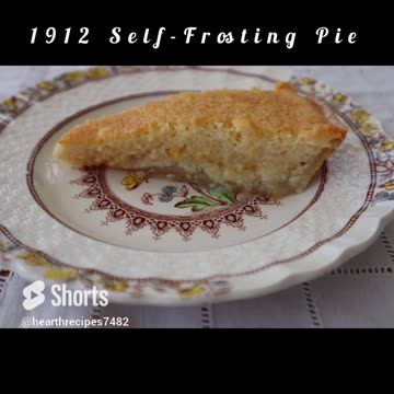 1912 Self-Frosting Lemon Pie
