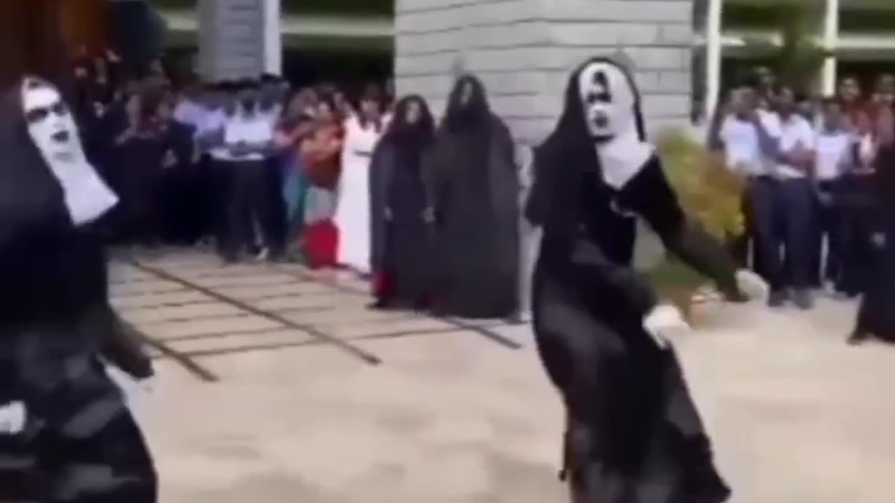 Funny school dance