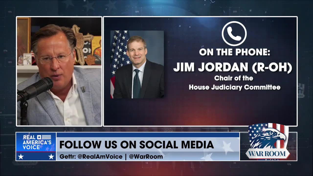 "We've Got To Pushback Every Way Possible": Rep. Jim Jordan Promises More Action