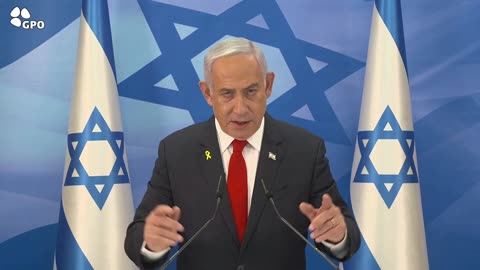 Palabras del primer ministro Netanyahu en rueda de prensa en Israel