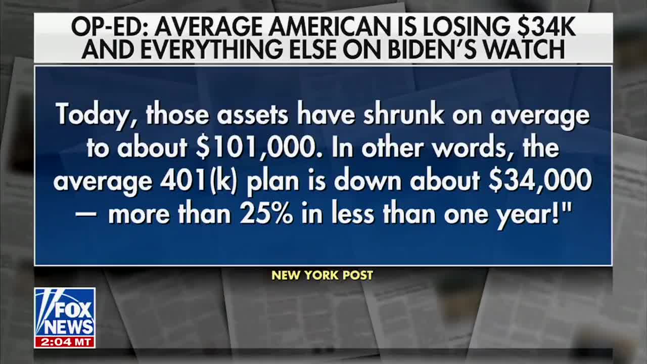 monthly savings have collapsed 83%, and the average 401K plan has shrunk by $32,000