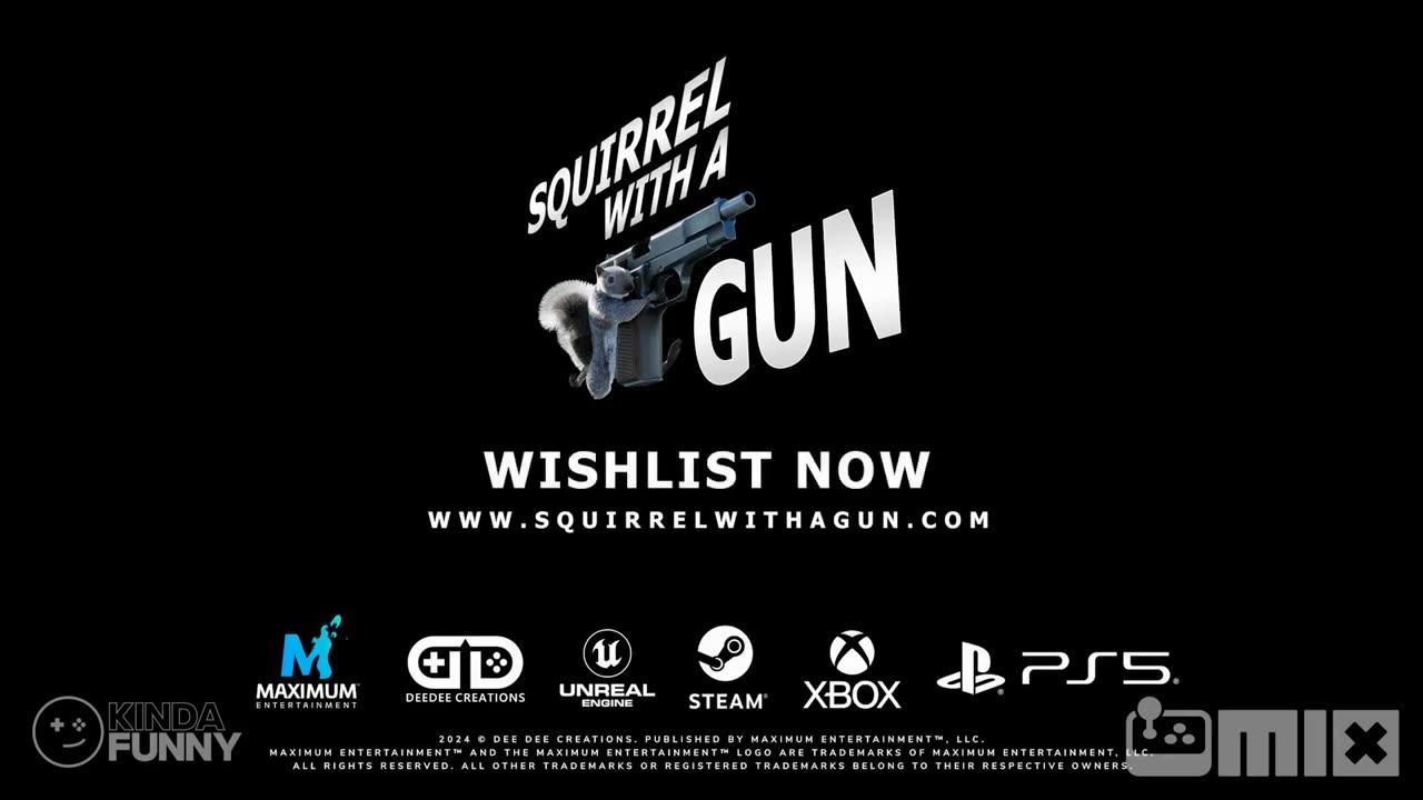 Squirrel with a Gun - Official Console Announce Trailer _ The MIX x Kinda Funny Spring Showcase 2024