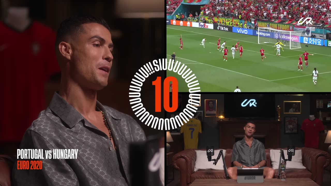 Cristiano Ronaldo REACTS to ALL his 14 GOALS in Euros