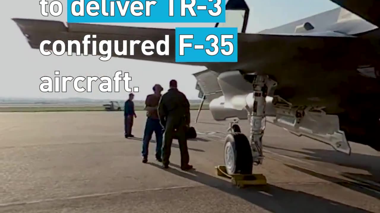 We recently began to deliver TR-3 configured F-35s.