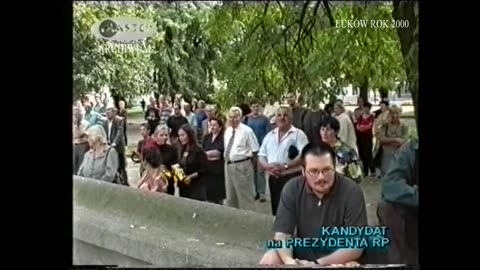 Korwin-Mikke w Łukowie 01.09.2000
