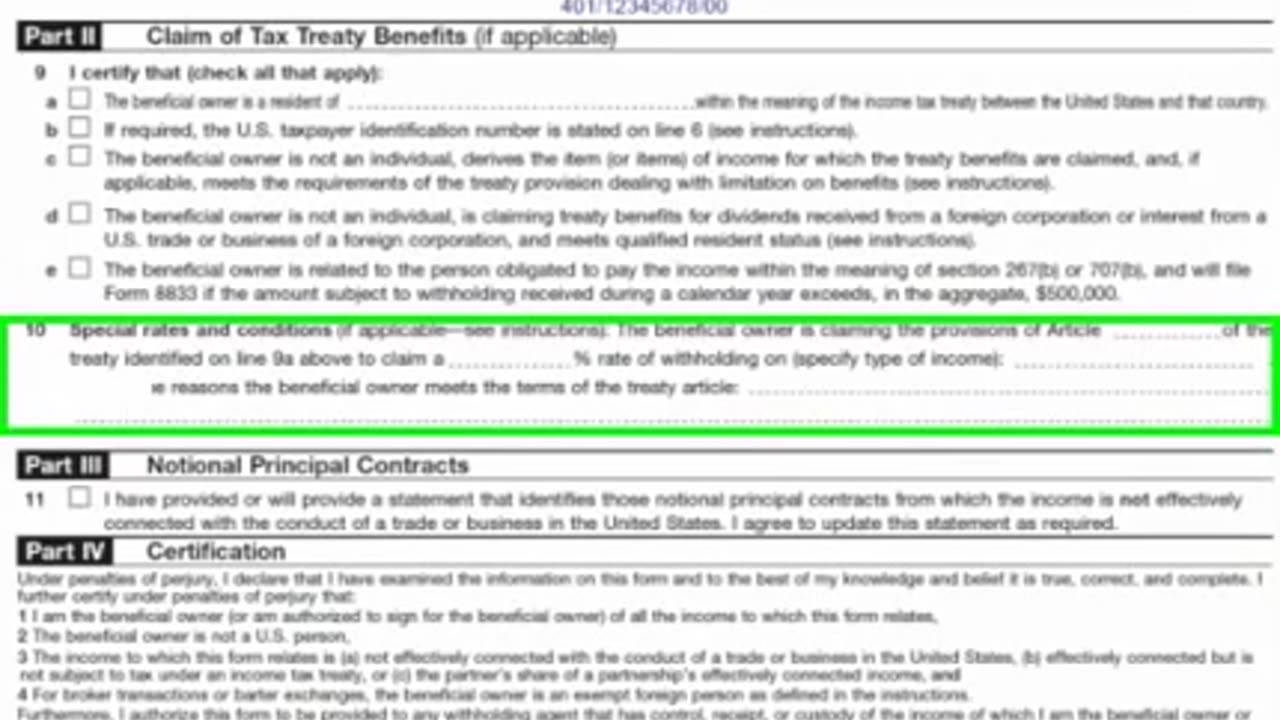 Barclays Stockbrokers - How To Complete A W-8BEN Form