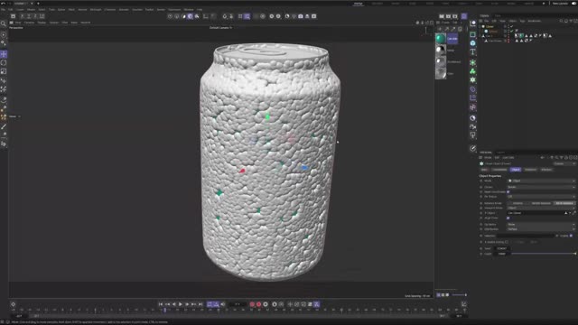 C4D can make condensed water drop animation without plug-in