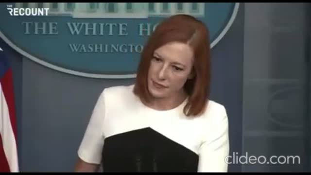 Jen Psaki “it depends on if you’re vaccinated or not.”