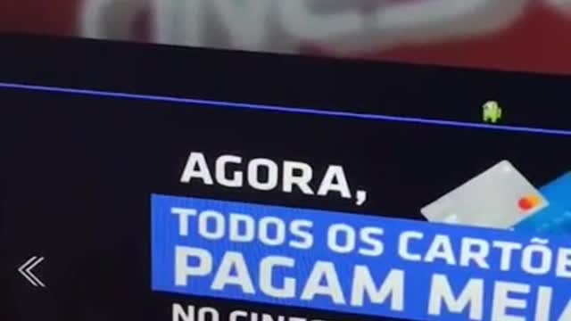 Tentando ver o filme Curupira - Trying to see the movie Curupira