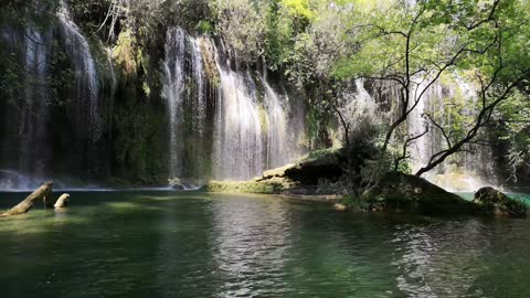 the simple sound of a water falls
