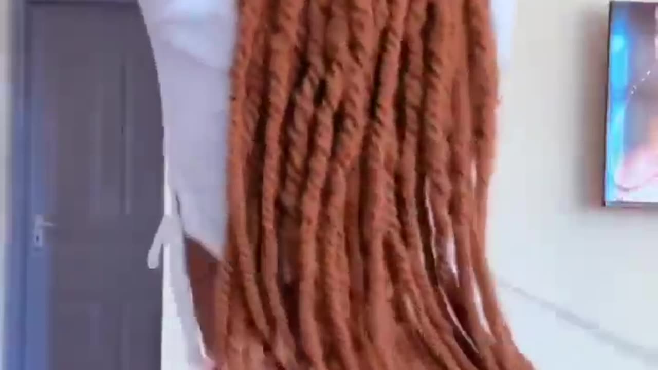 Happy at home dancing.