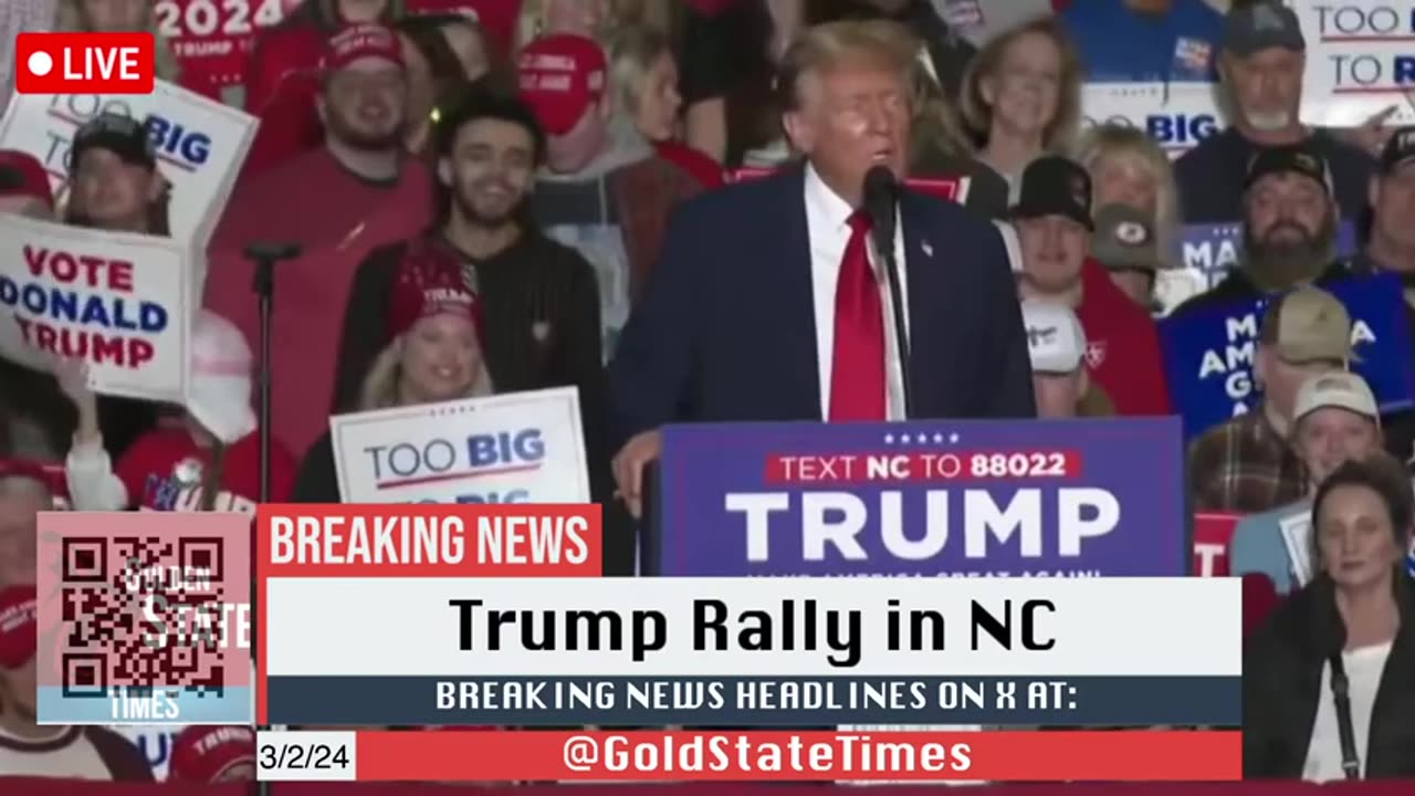 GST - YOU WILL NOT BELIEVE WHAT HAPPENED AT TRUMP'S RALLY IN GREENSBORO NC!