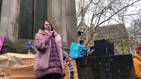 York demo: The speeches 4/12/21