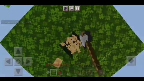 Playing minecraft survival mode