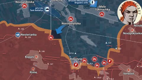 Ukraine War, Rybar Map for October 7-8th, 2023 Ukrainian Forces Will Strike Kherson