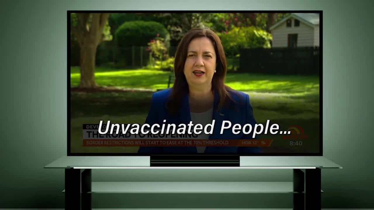 Australian Premier Annastacia Palaszczuk-quarantine facilities will be needed for the unvaccinated