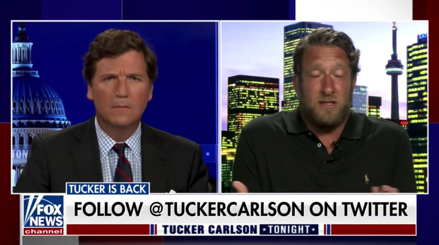 Dave Portnoy reacts to Elon Musk buying Twitter on Tucker Carlson Tonight