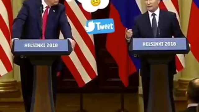 Tramp reactoin for Putin๐๐