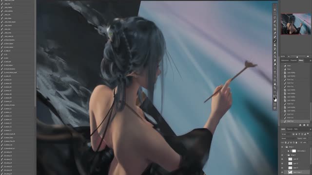 What a beautiful style of painting, you also learn, tenth.