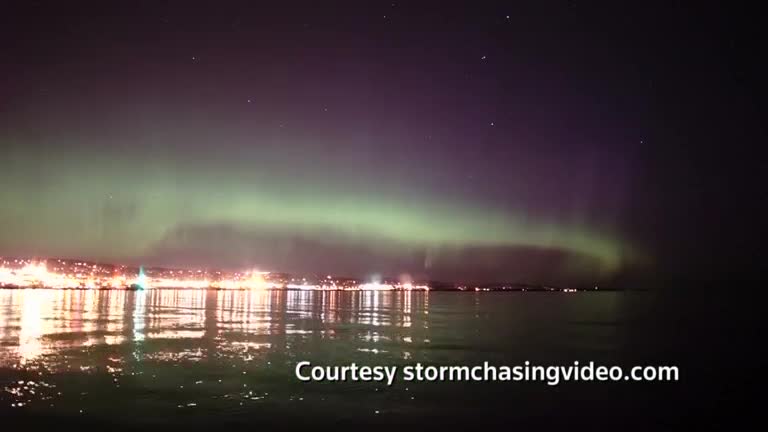 Minnesotans treated to rare light show