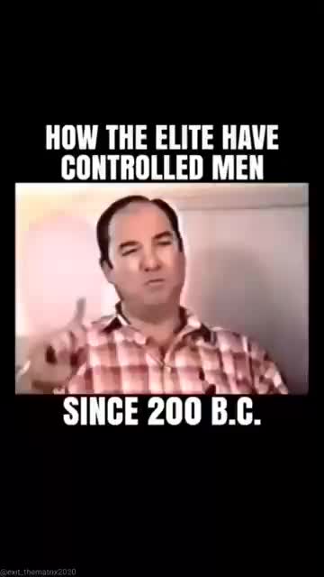 How the elite have controlled man