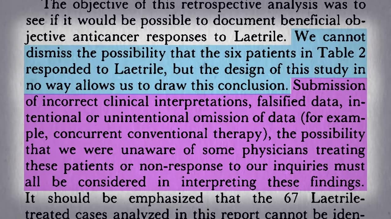 Does Laetrile (Amygdalin or Vitamin B-17) Work as an Alternative Cancer Cure? | Cancer
