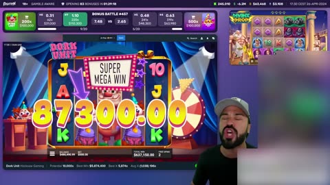 BIGGEST STREAMERS WINS ON SLOTS ROSHTEIN, XPOSED, CLASSYBEEF, RYDURZ #16