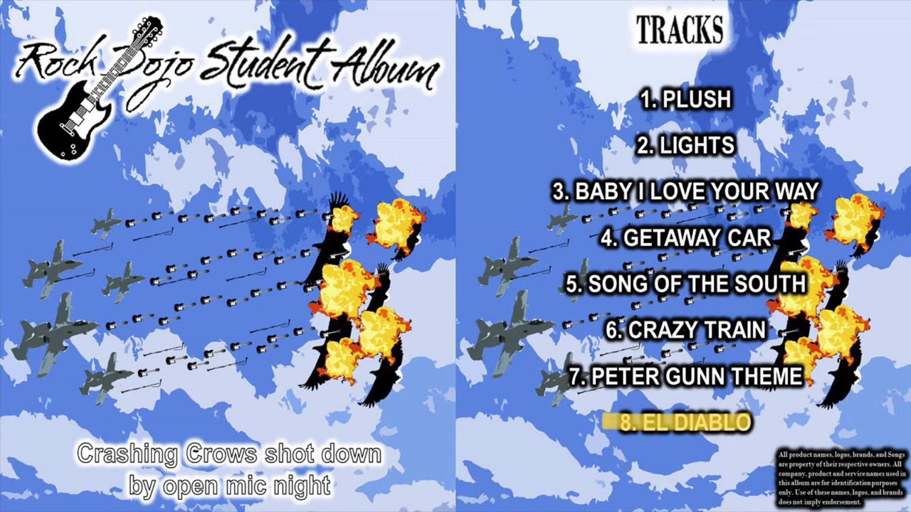 Rock Dojo Student Album #30 “Crows”: El Diablo (ZZ Top Cover) Track 8