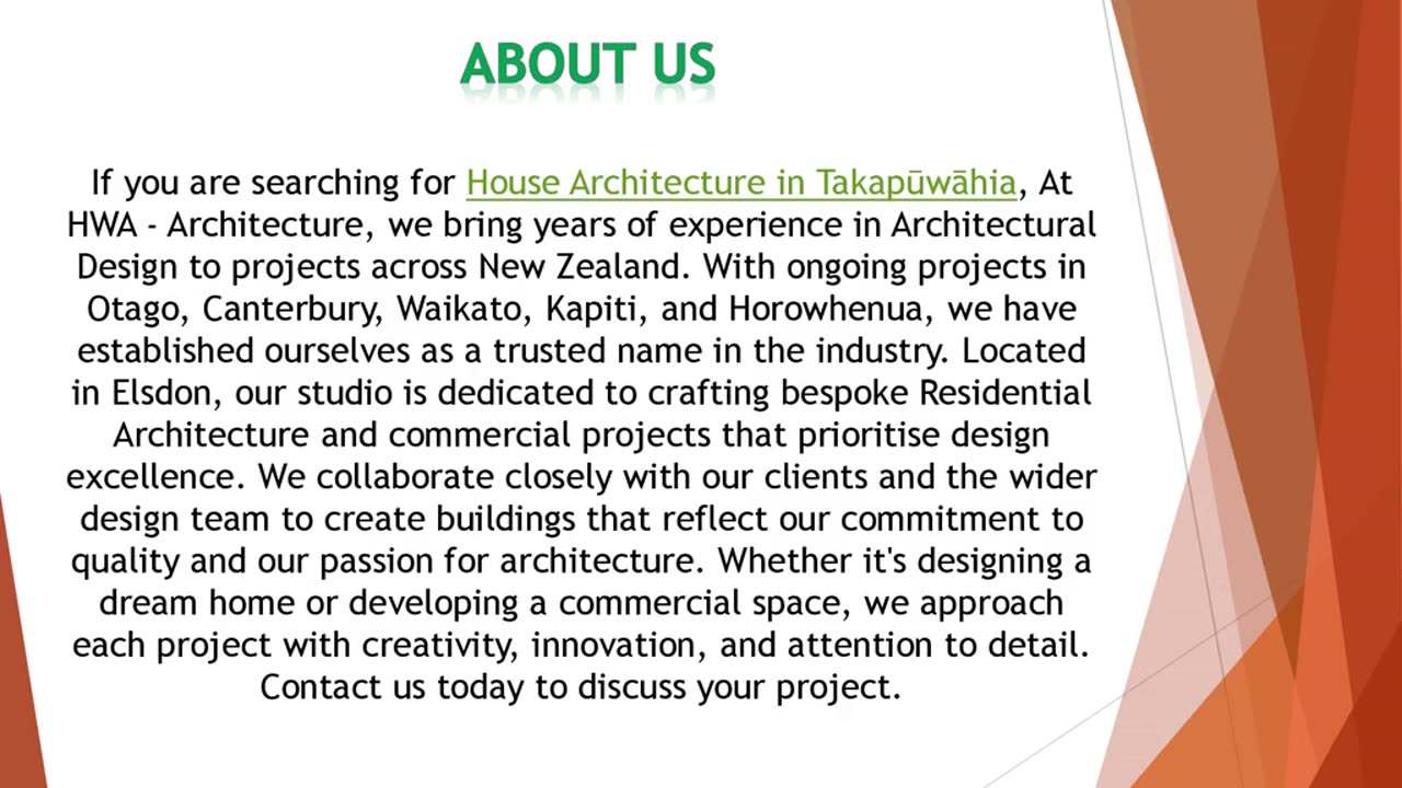 If you are searching for House Architecture in Takapūwāhia