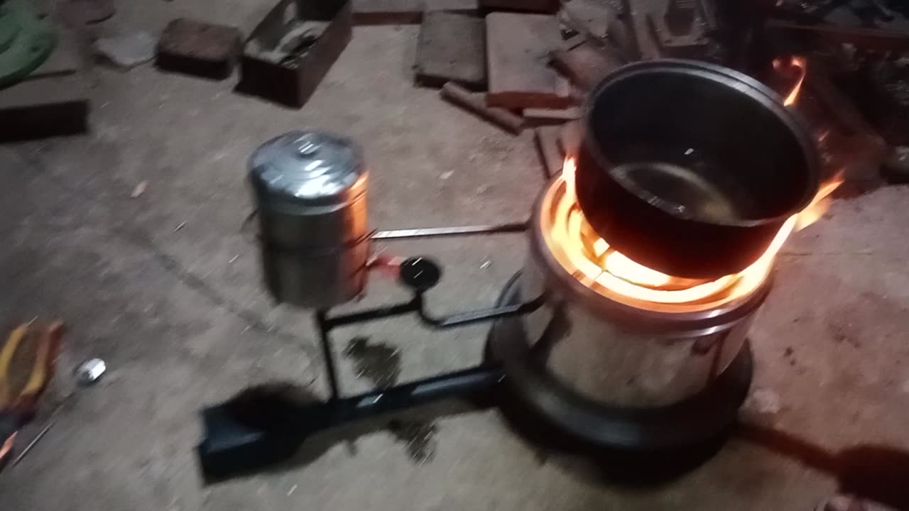 Usable oil stove