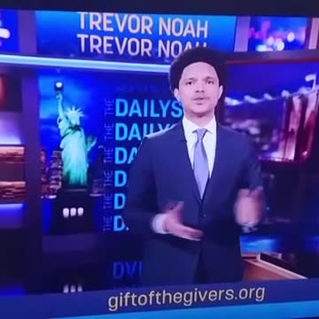 Trevor Noah appeals for viewers to donate to relief aid organisation Gift of the Givers.
