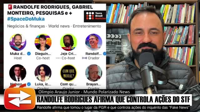 ÁUDIO VAZADO - Randolfe afirma que CONTROLA ações da PF e do STF_Full-HD