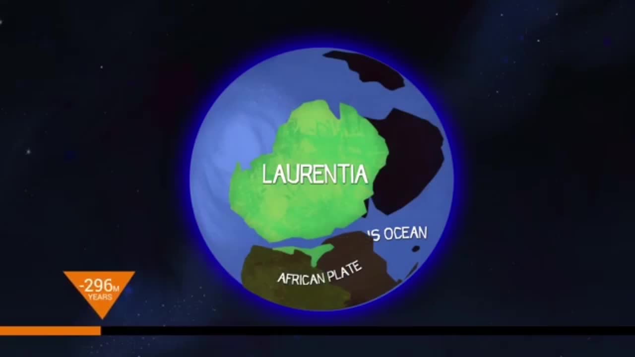 What you're looking at is an ancient continent called Laurencia