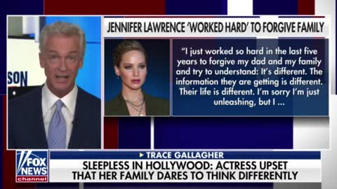 Tucker Carlson reacts to Jennifer Lawrence saying she has nightmares about him!!