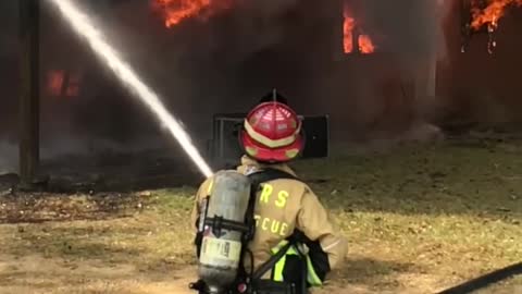 Finishing up a Training burn