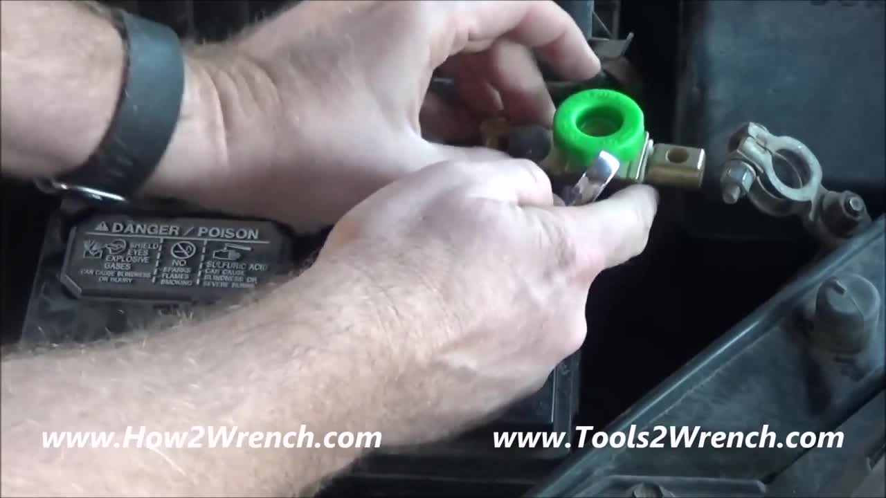 How to install a battery "quick disconnect" for long-time storage of a vehicle. Theft Proof!