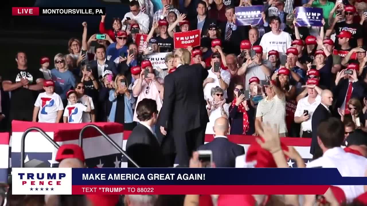 President Trump in Montoursville, PA