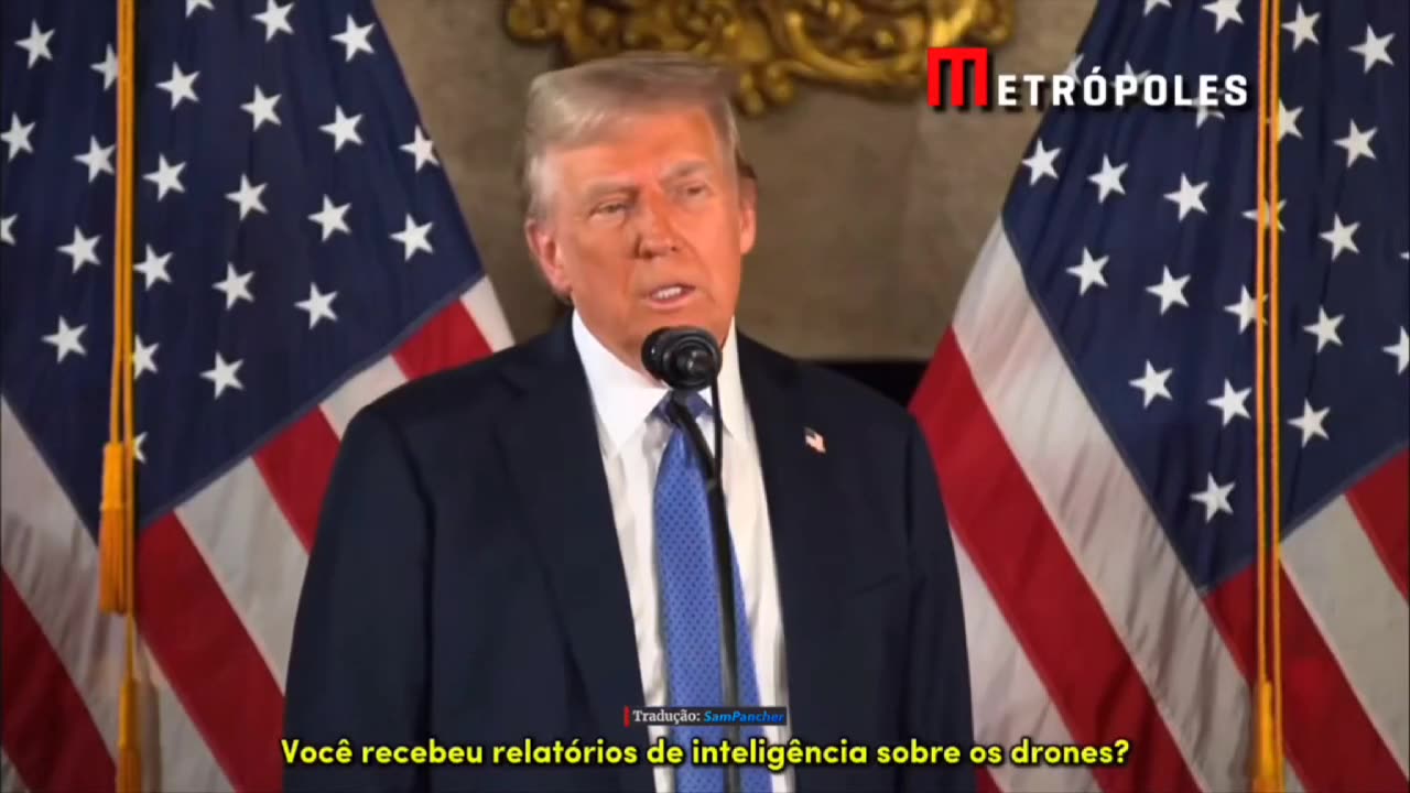 Trump sobre "invasão" de drones