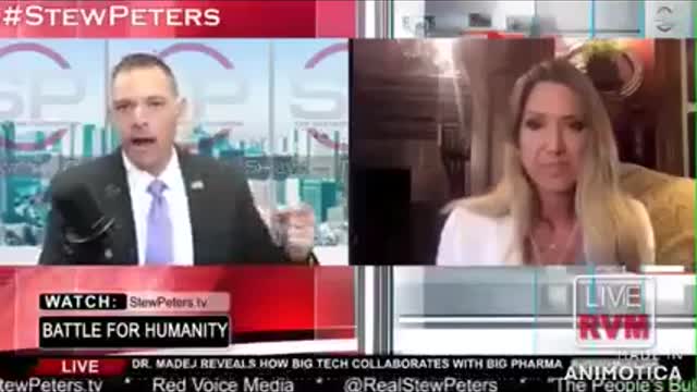 Stew Peters, Dr. Carrie Madej gene therapy is time bomb.