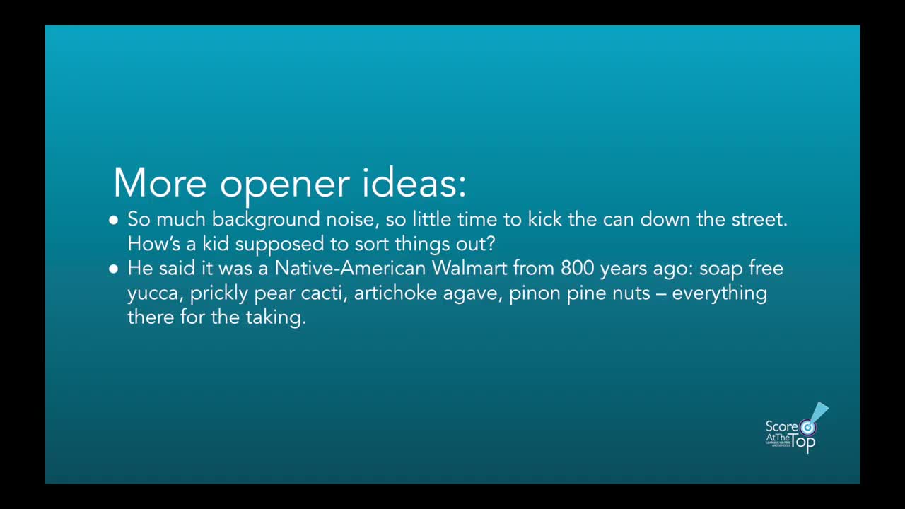 How to Start a Personal Statement for a College Application | Score at the Top Learning Center