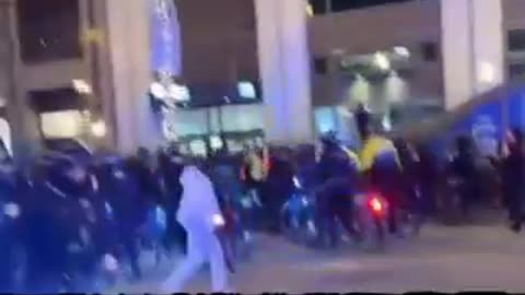 Chicago's downtown experienced turmoil over the weekend,
