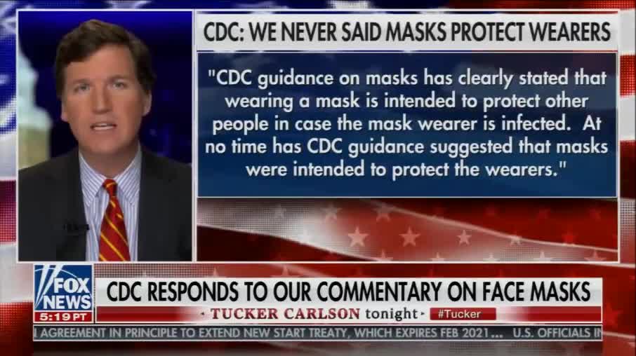 Masks don't protect wearer - They protect others - CDC