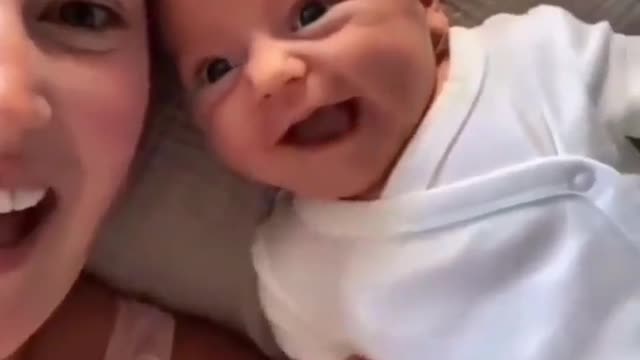 Wait for the cute baby smile