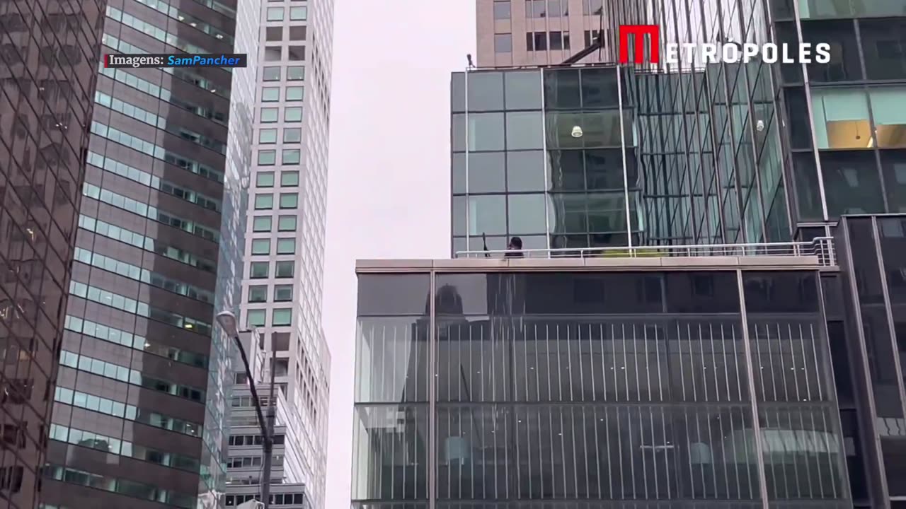 Snipers up outside Trump Tower as Trump meets Zelensky this morning