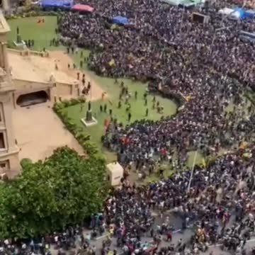 Sri Lankan Protesters Storm the President's Residence Amid Fuel and Food Shortage Woes
