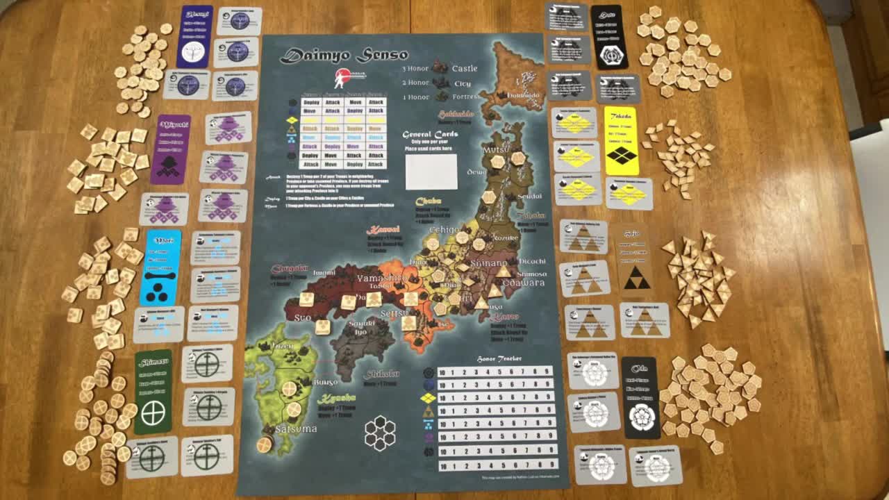 Daimyo Senso - from Warrior with a Pen Games