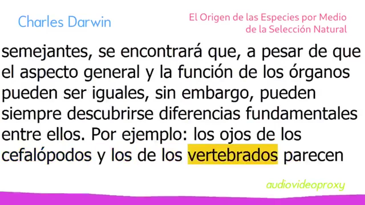 Charles Darwin - El Origen de las Especies por Medio de la Selección Natural 2/5