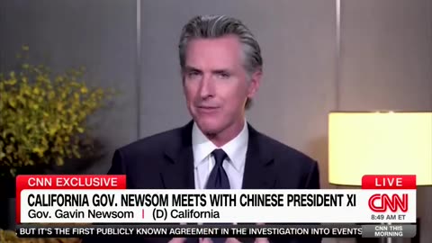 Newsom simps for Xi